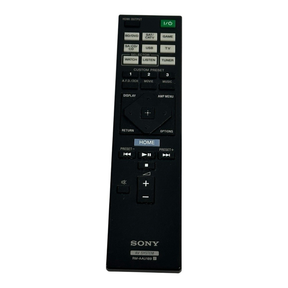 Sony RM-AAU189 AV System OEM Original Replacement Remote Control Tested